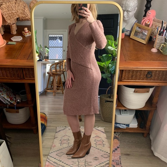 C/MEO Collective | Midi Long Sleeve Sweater Dress - Picture 9 of 12